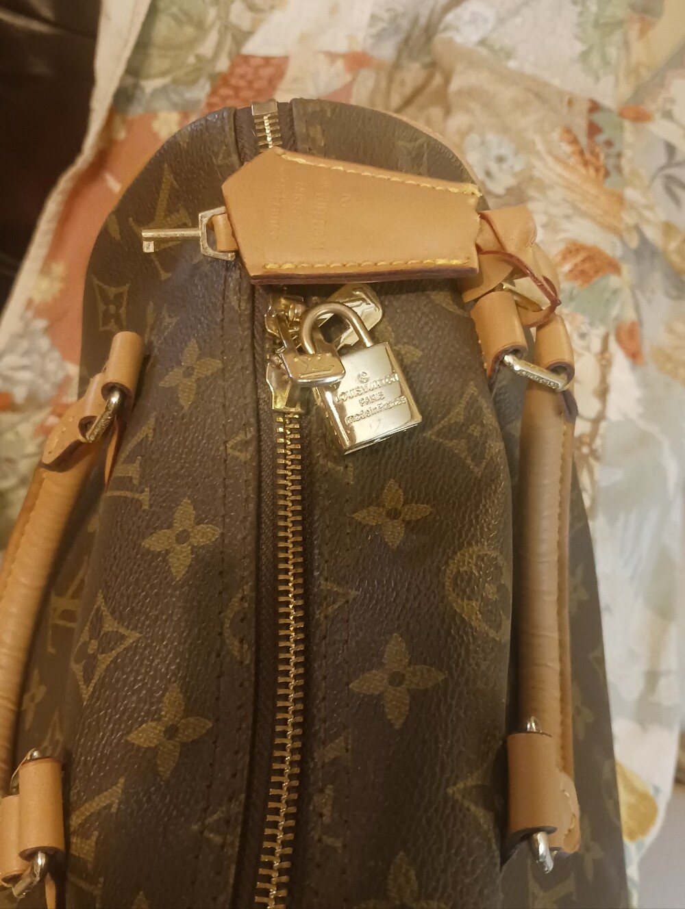 Louis Vuitton Brown Monogram Speedy Bandoulière Satchel - Brown - Picture 2 of 4